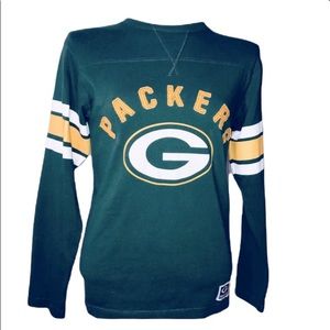MAJESTIC NFL Green Bay Packer game day cotton long sleeve shirt green S